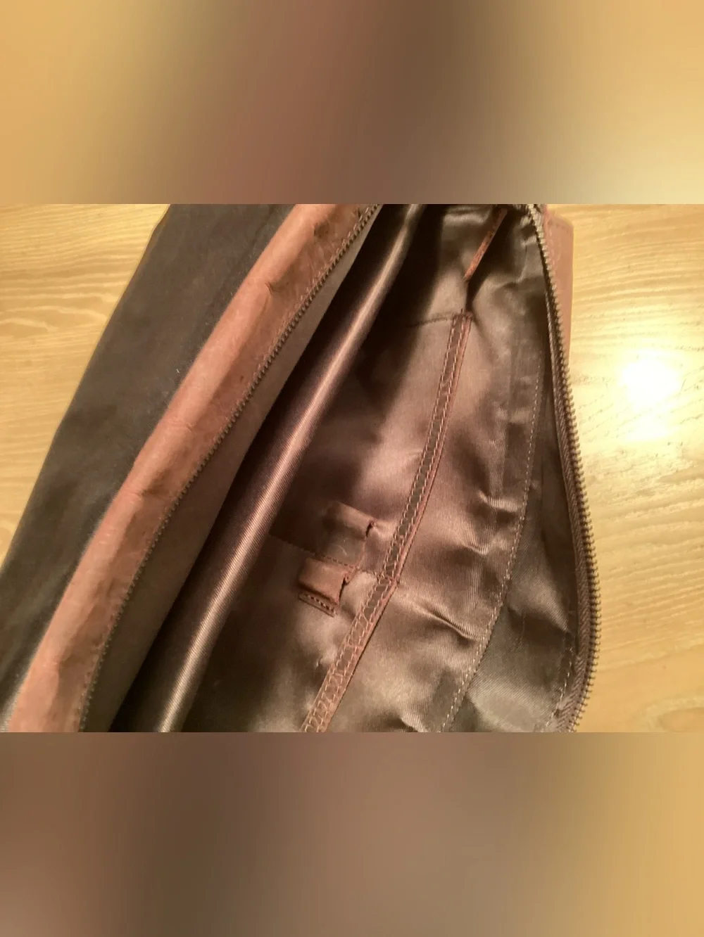 Leather messenger Bag for men